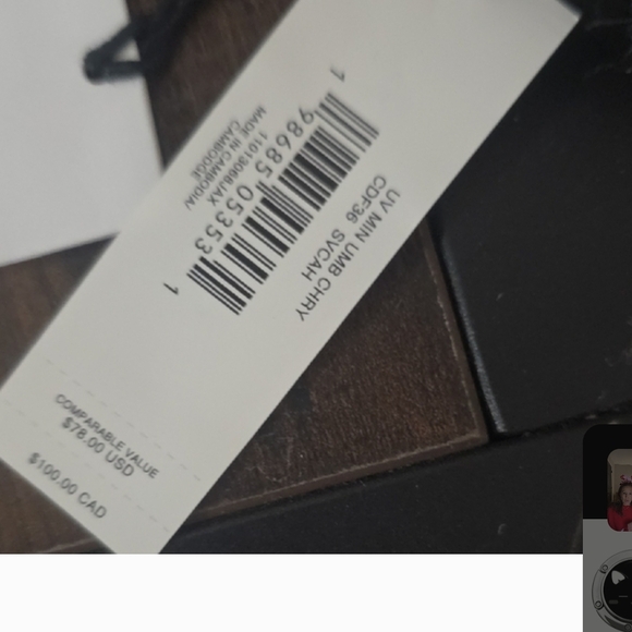 Coach Cherry Print Mini Umbrella - Picture 4 of 4